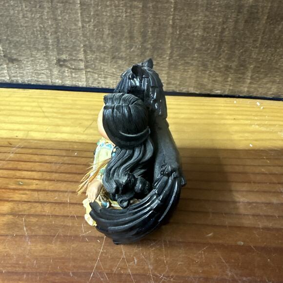 Friends Of The Feather - "She Who Reins Power" - Enesco 1996 Black Horse - Picture 2 of 5